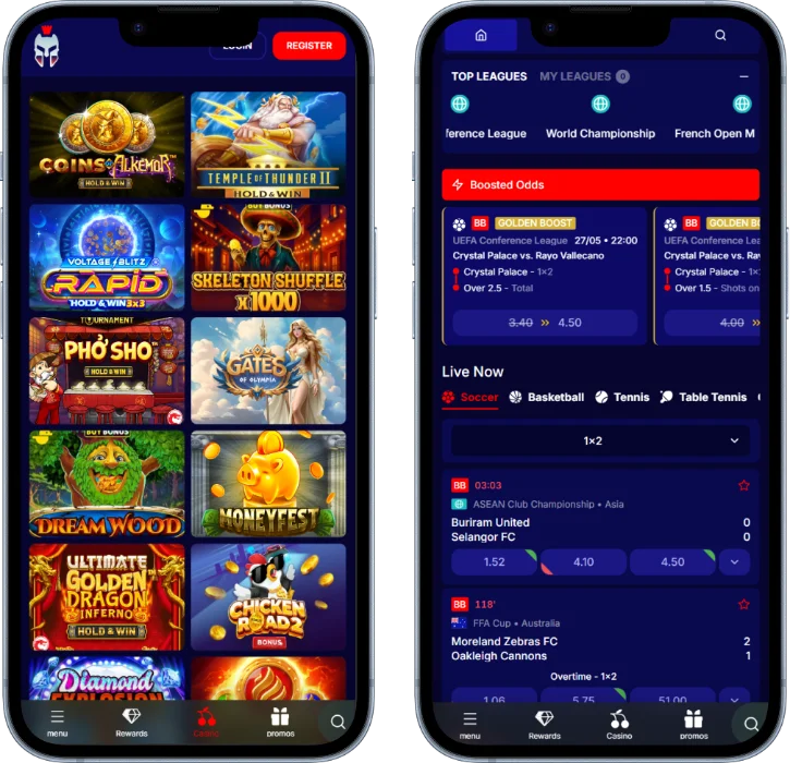 GladiatorsBet Casino Mobiel spelen