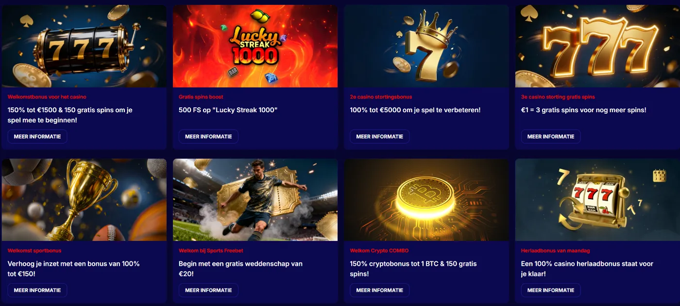 GladiatorsBet Casino Promoties & Bonussen